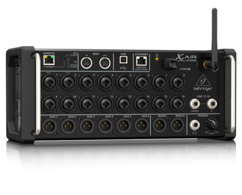 hyra digitalt mixerbord stockholm behringer x air xr18