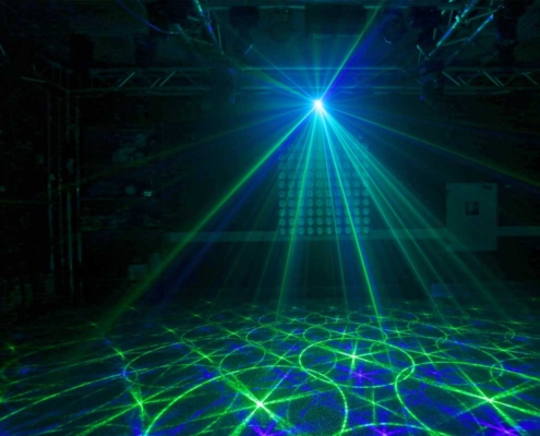 hyr lasershow till dansgolv stockholm